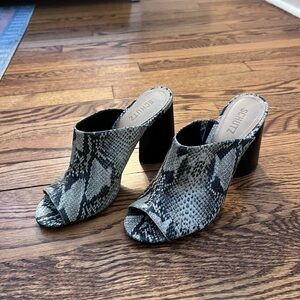 Schutz snakeskin heels size 8.5